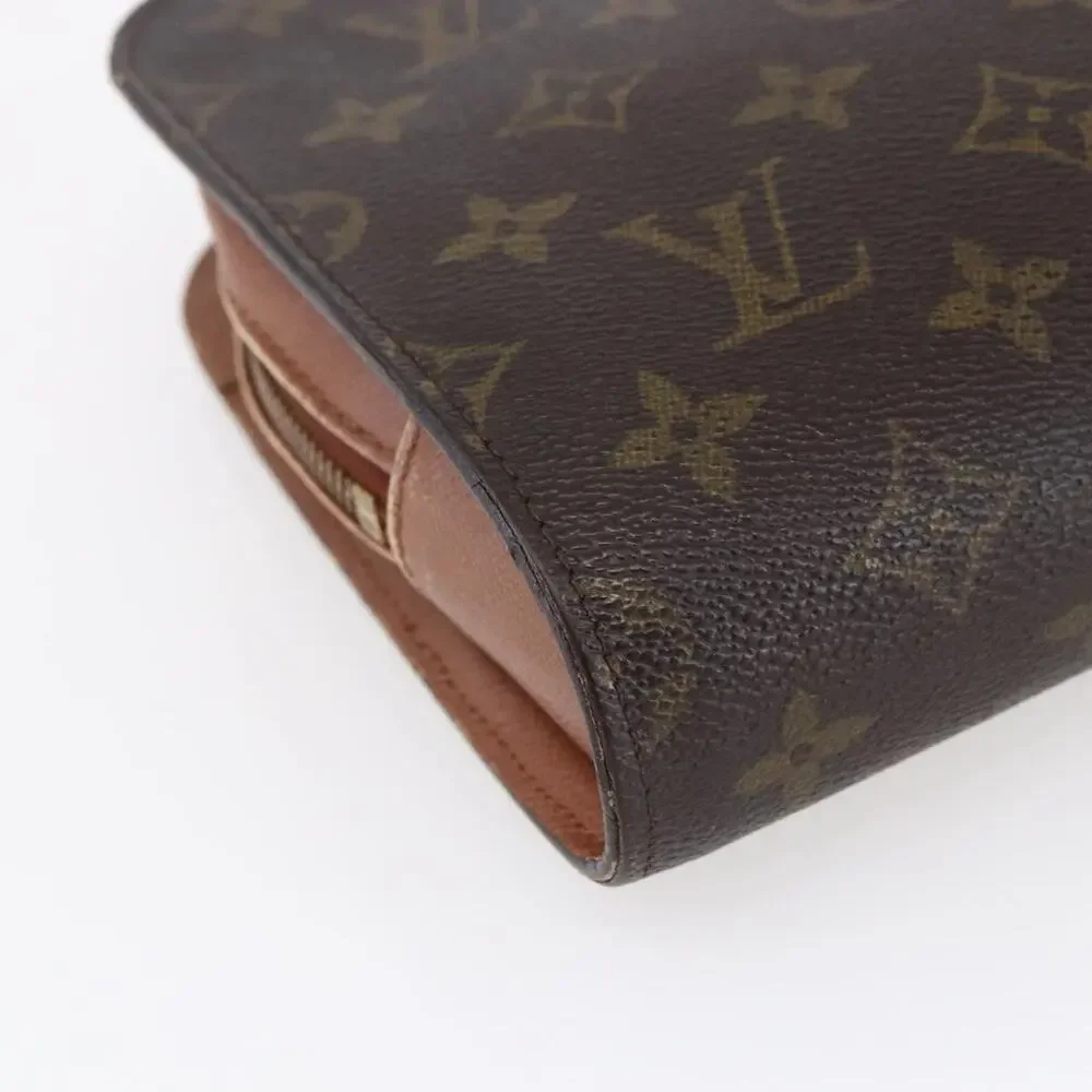 Louis Vuitton Monogram Orsay Clutch Bag Brown